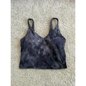 Lululemon Black Tie Dye Align Tank Top size 4